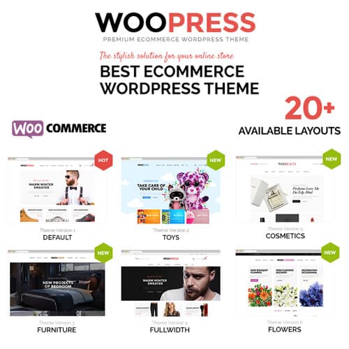 WooPress - Duyarlı Ecommerce WordPress Teması