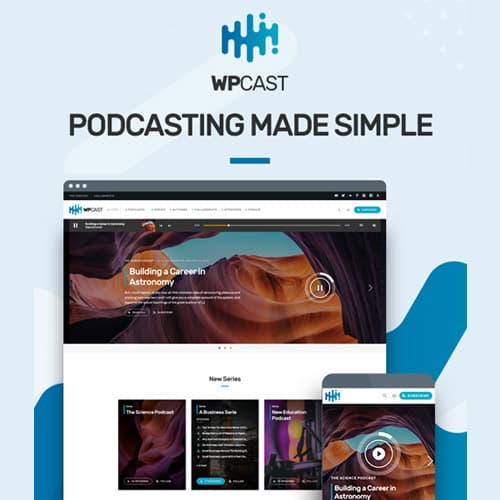 Wpcast - Audio Podcast ธีม WordPress Wpcast - Audio Podcast ธีม WordPress