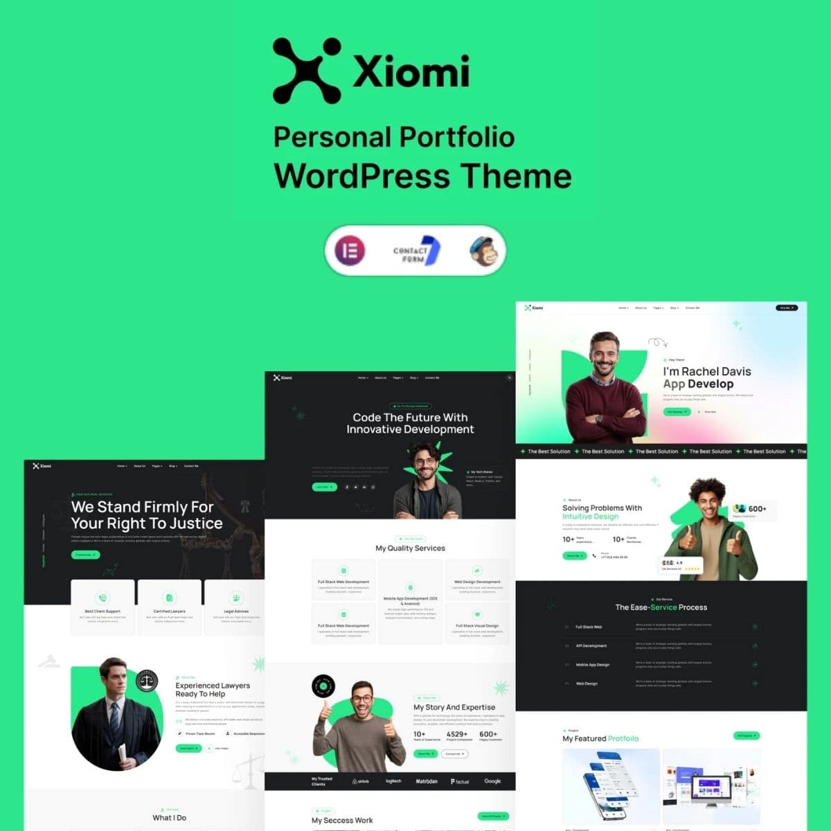 Xiomi - Portföy WordPress Teması