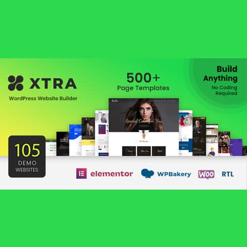 Xtra - WordPress Website Constructeur + RTL