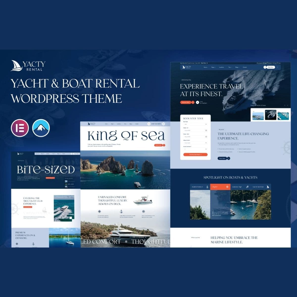 Yacty - Yacht & Boat Rental Tema de WordPress Yacty - Yacht & Boat Rental Tema de WordPress