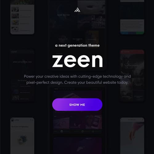 Zeen | Next Generation Журнал Тема WordPress