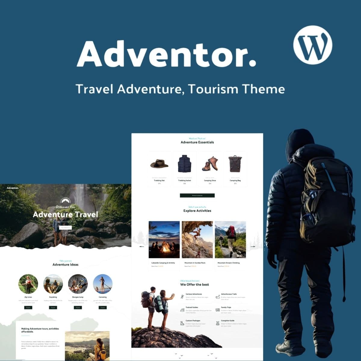 Screenshot of Adventor interface
