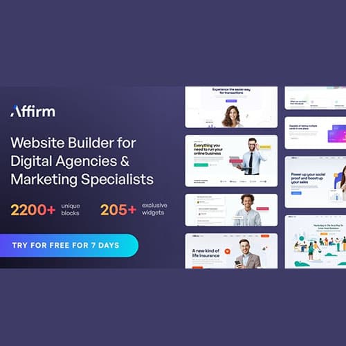 Affirm - Marketing & 数字 代理 WordPress主题