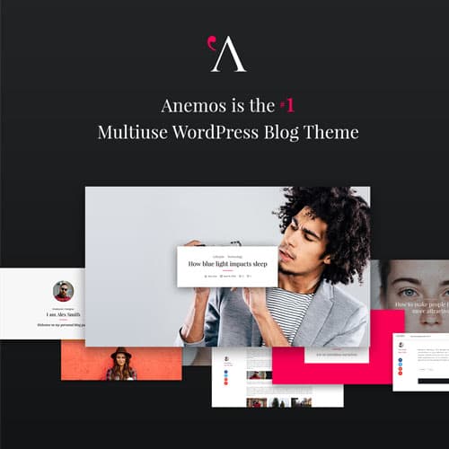 Anemos - A Multiuse Blogging ওয়ার্ডপ্রেস থিম