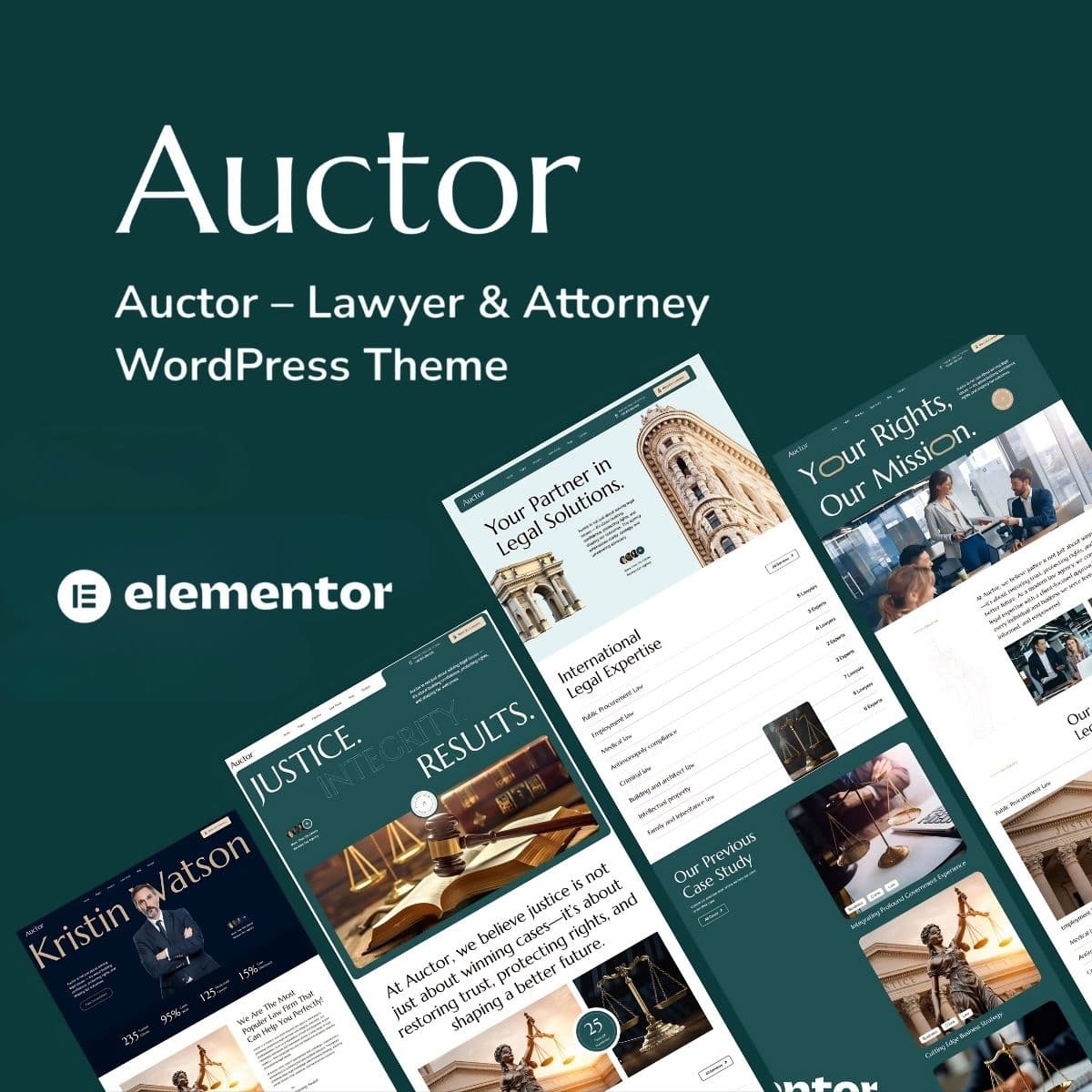 Screenshot of Auctor interface