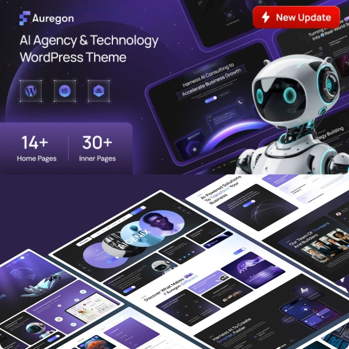 Screenshot of Auregon interface