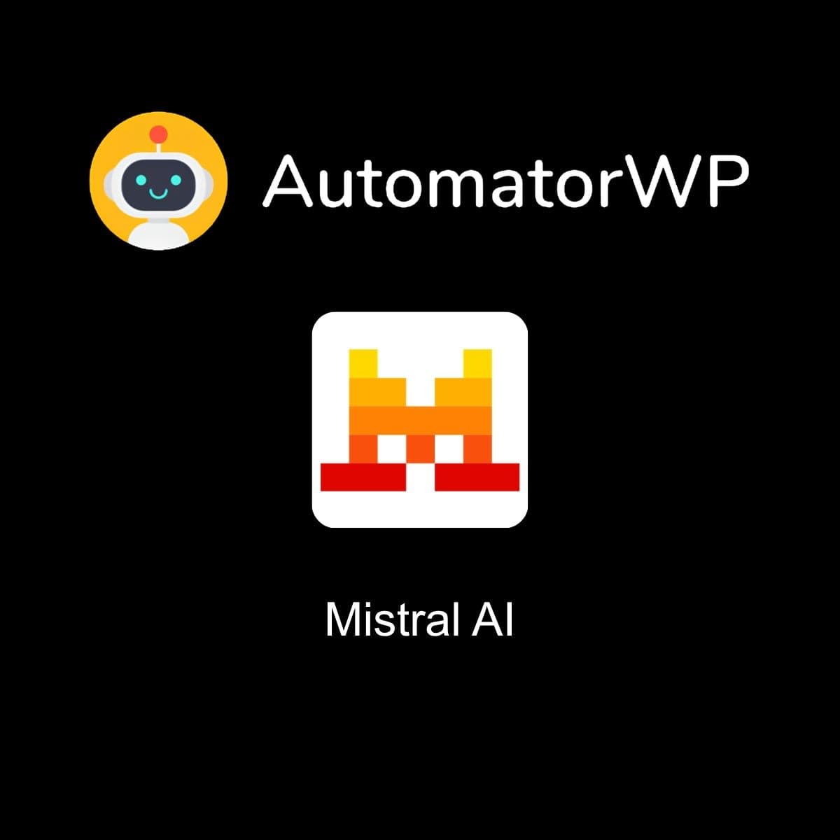 Screenshot of AutomatorWP Mistral AI interface