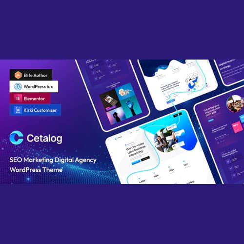 Cetalog - Marketing & SEO Агентство Тема WordPress + RTL