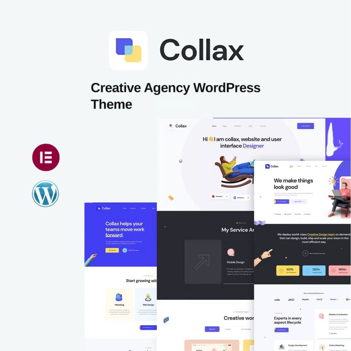 Screenshot of Collax interface