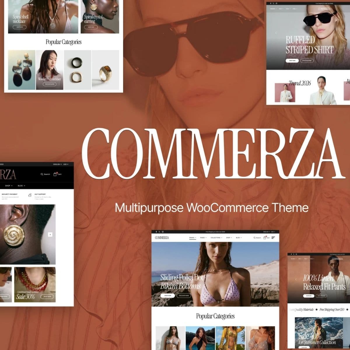 Screenshot of Commerza interface
