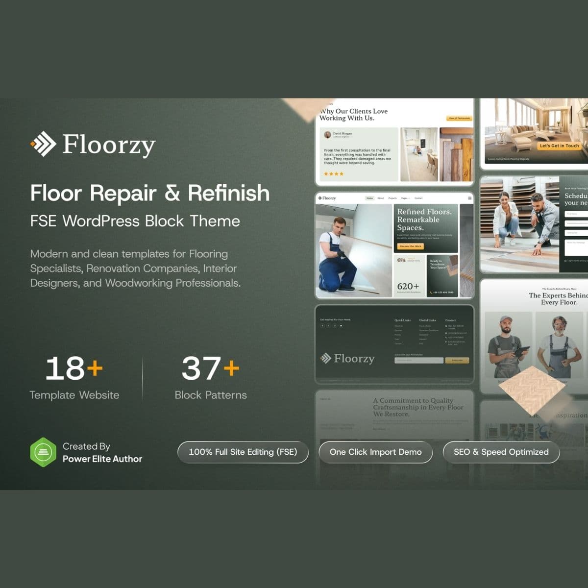 Floorzy – WordPress Plugin/Theme Screenshot of Floorzy interface