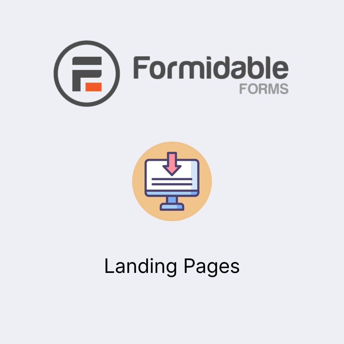 Screenshot of Formidable Forms - Landing Pages interface