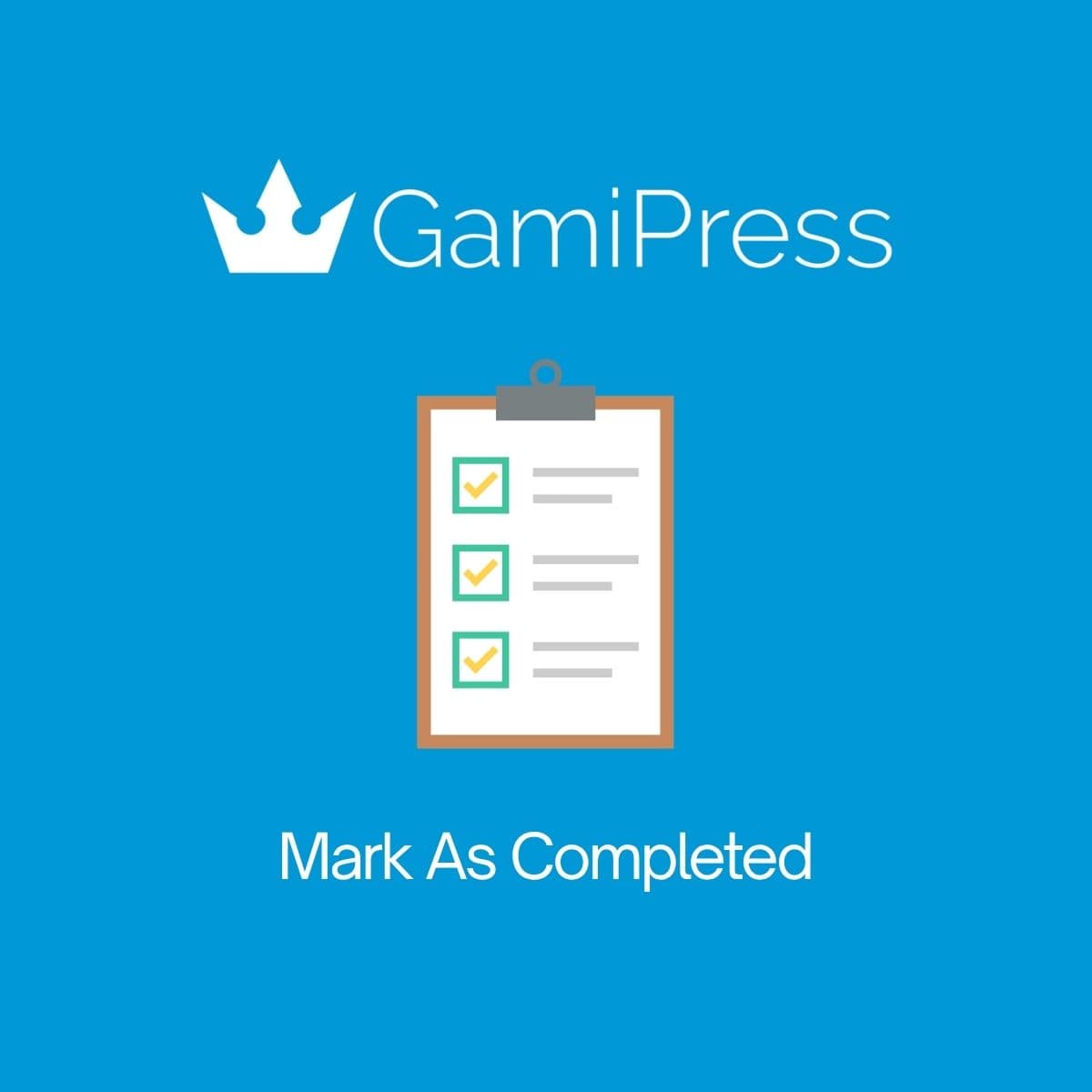 Screenshot of GamiPress Mark As Completed interface