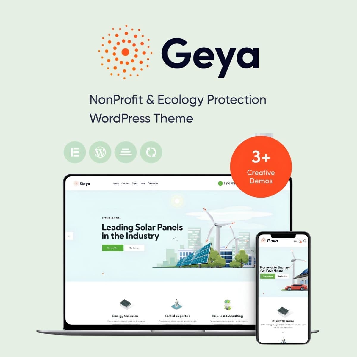 Screenshot of Geya interface