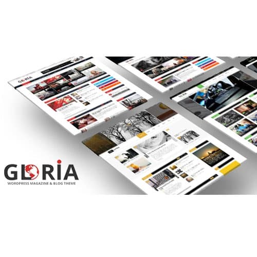 Gloria - Multiple Concepts Blog Журнал Тема WordPress