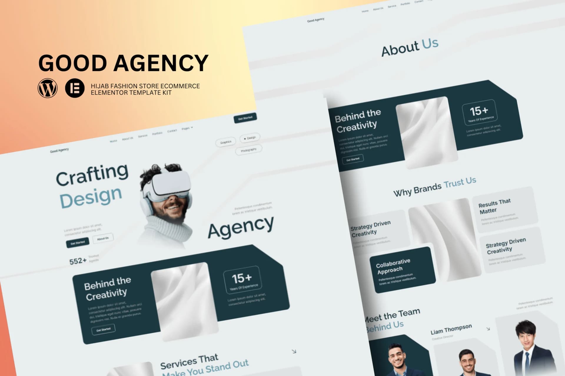 GoodAgency - Creative Agency Elementor Template Kit 
