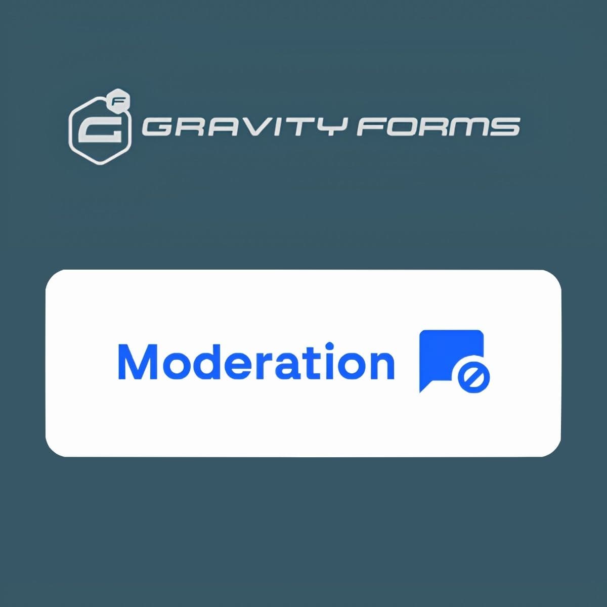 Screenshot of Gravity Forms Moderation Add-On interface