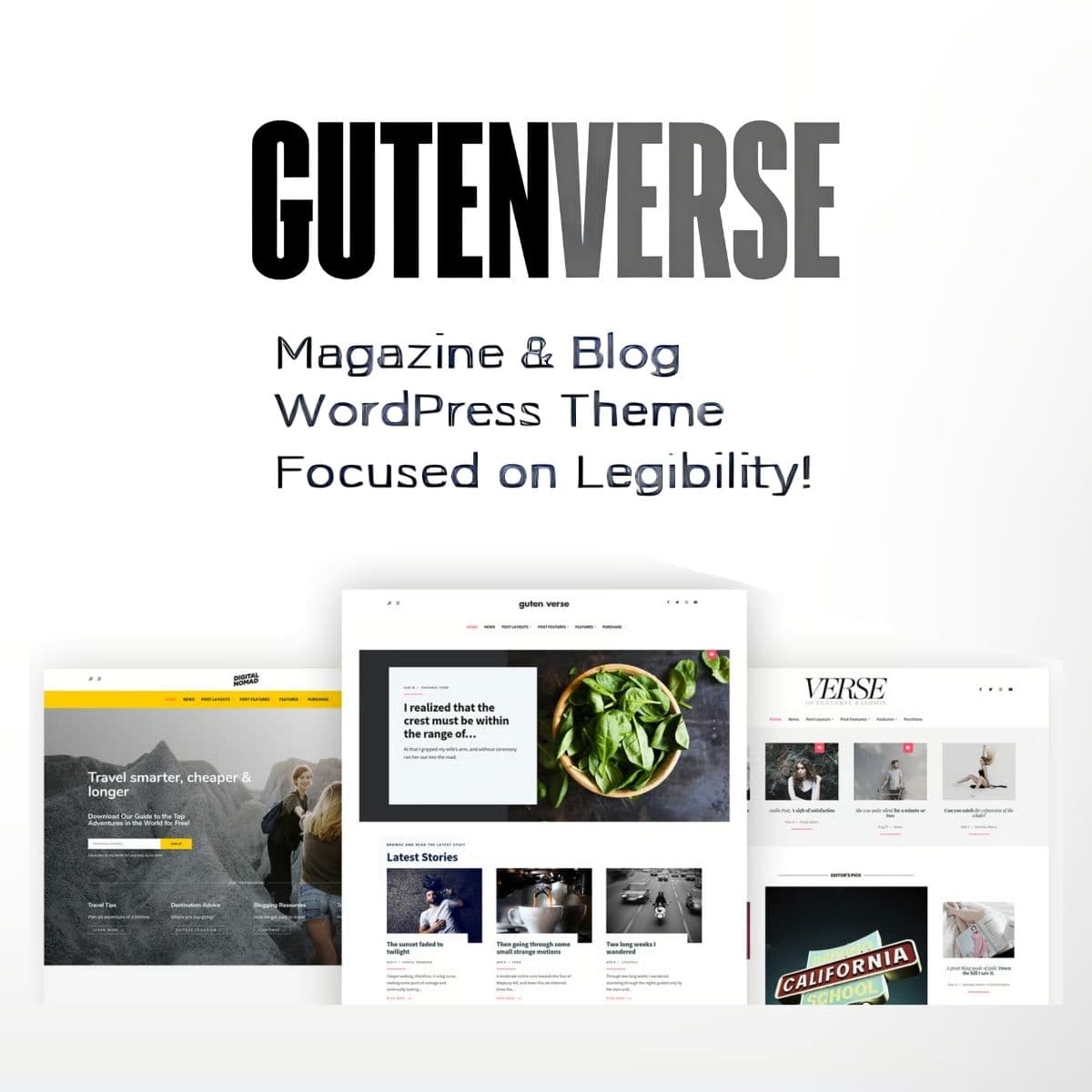 Screenshot of GutenVerse interface