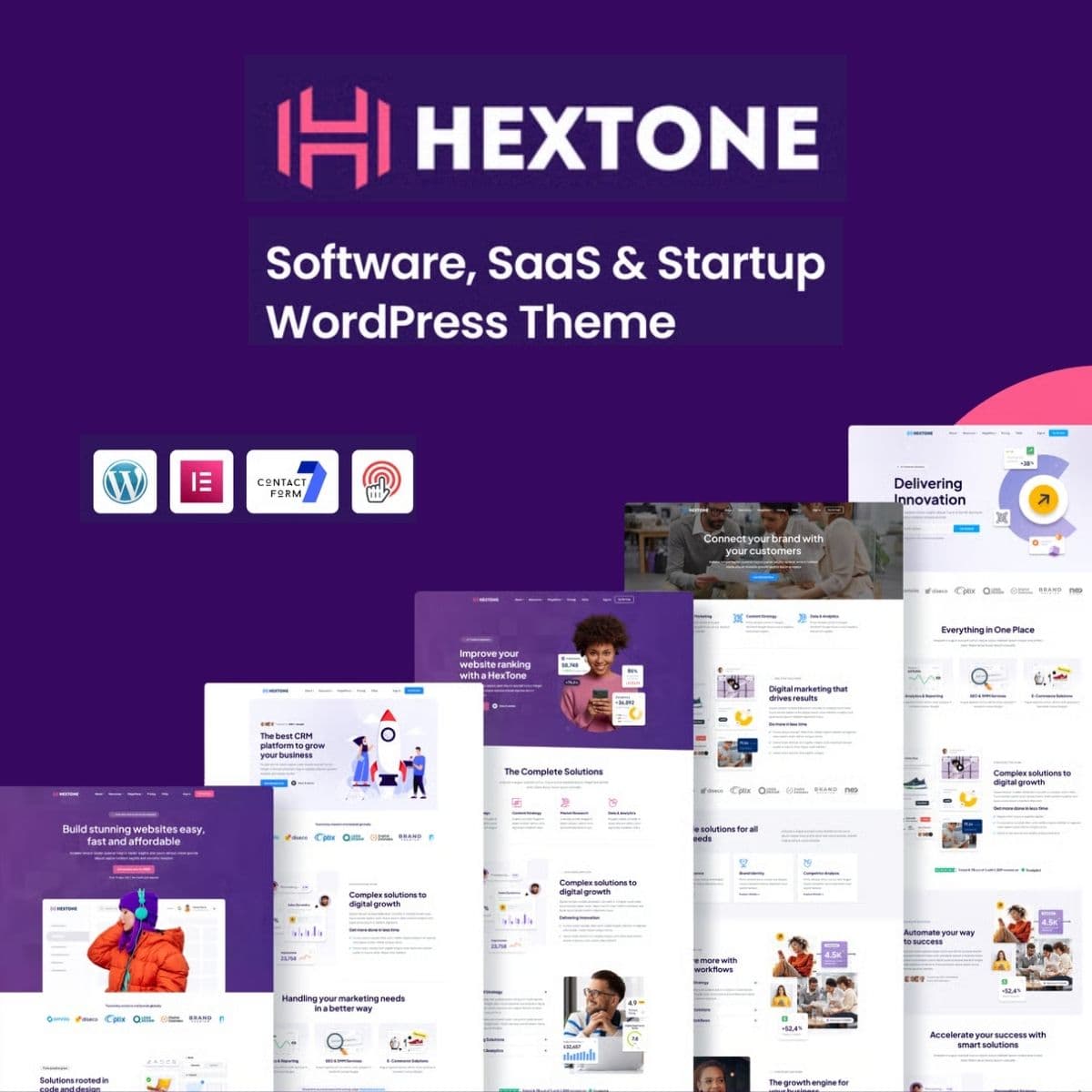 HexTone - WordPress Plugin/Theme Screenshot of HexTone interface