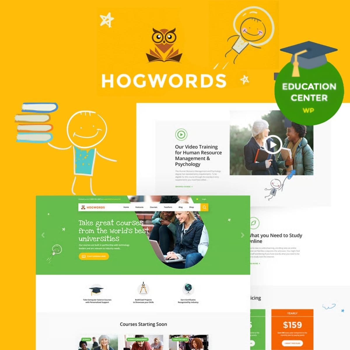 Screenshot of Hogwords interface