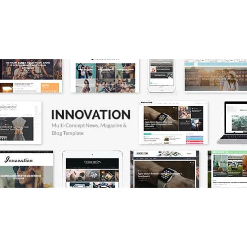 Innovation: Multi-Concept News, Tijdschrift & Blog Theme