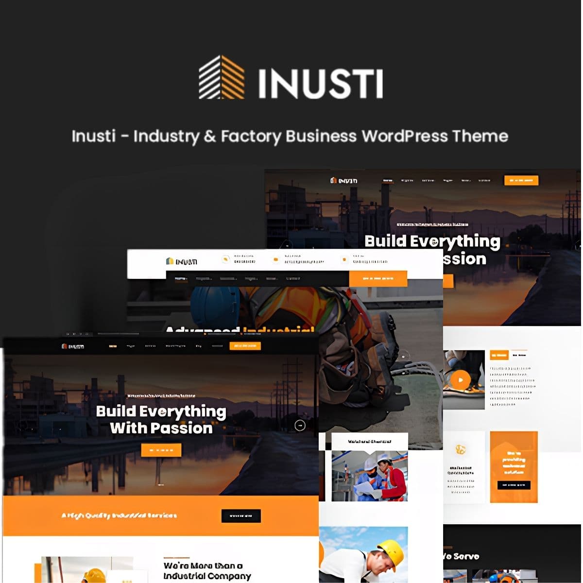 Inusti – WordPress Plugin/Theme Screenshot of Inusti interface