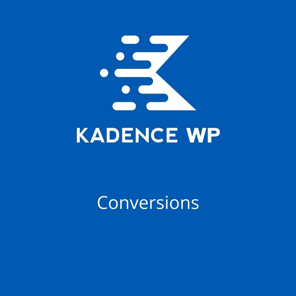 Screenshot of Kadence Conversions interface