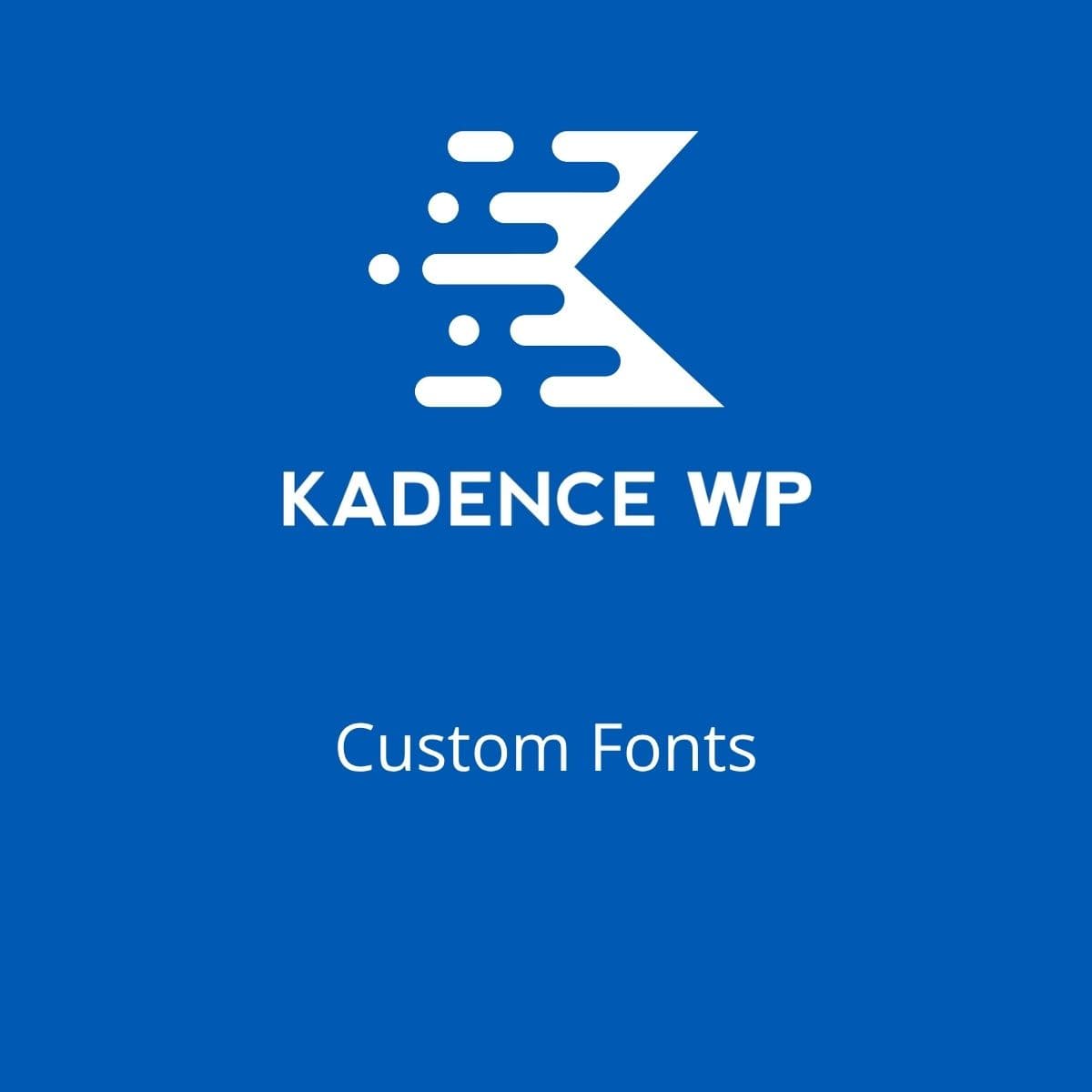 Screenshot of Kadence Custom Fonts interface