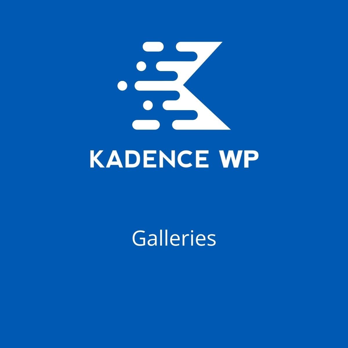 Screenshot of Kadence Galleries interface