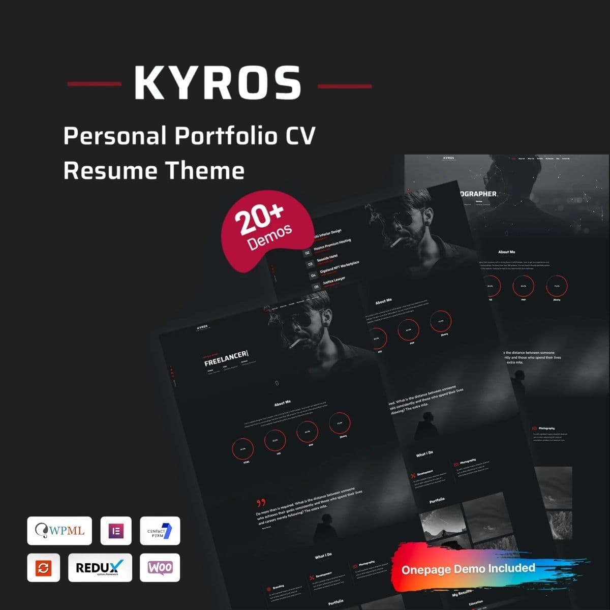 Screenshot of Kyros interface