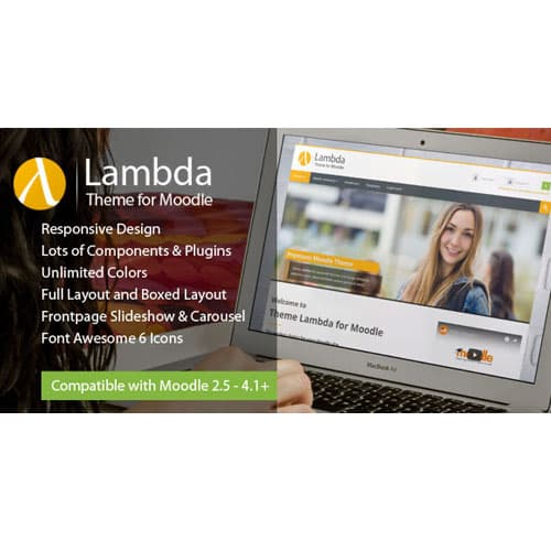 Lambda - متجاوب Moodle Theme