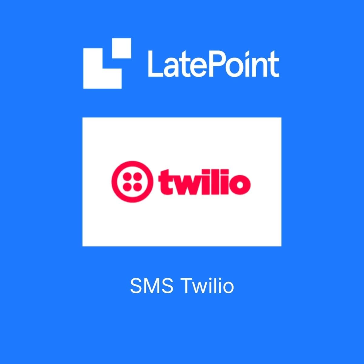 Screenshot of LatePoint SMS Twilio interface