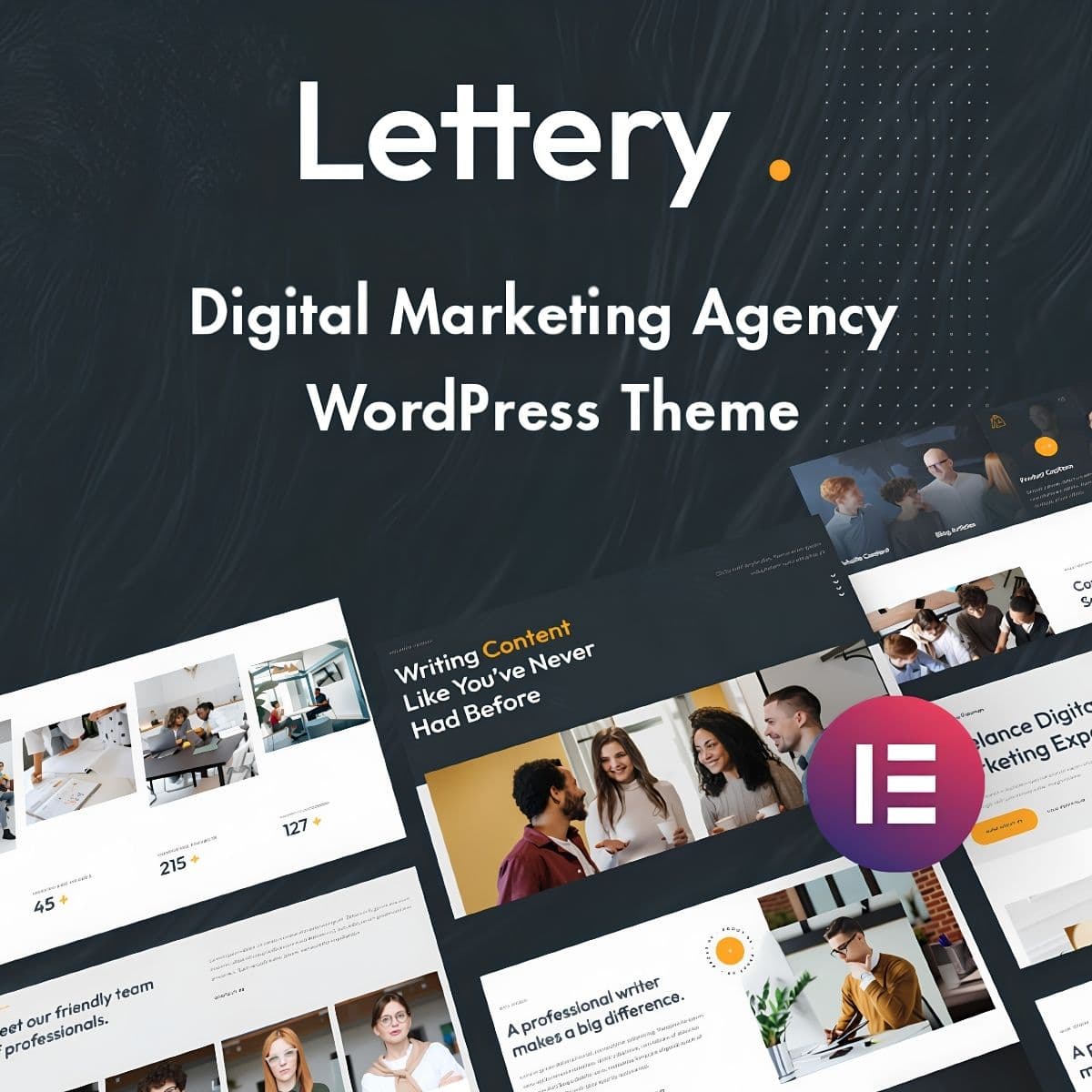 Screenshot of Lettery interface