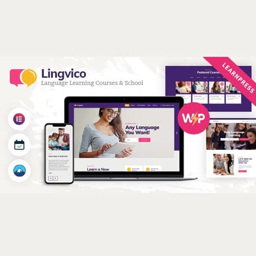 Lingvico | Language Center & Training Courses WordPress主题