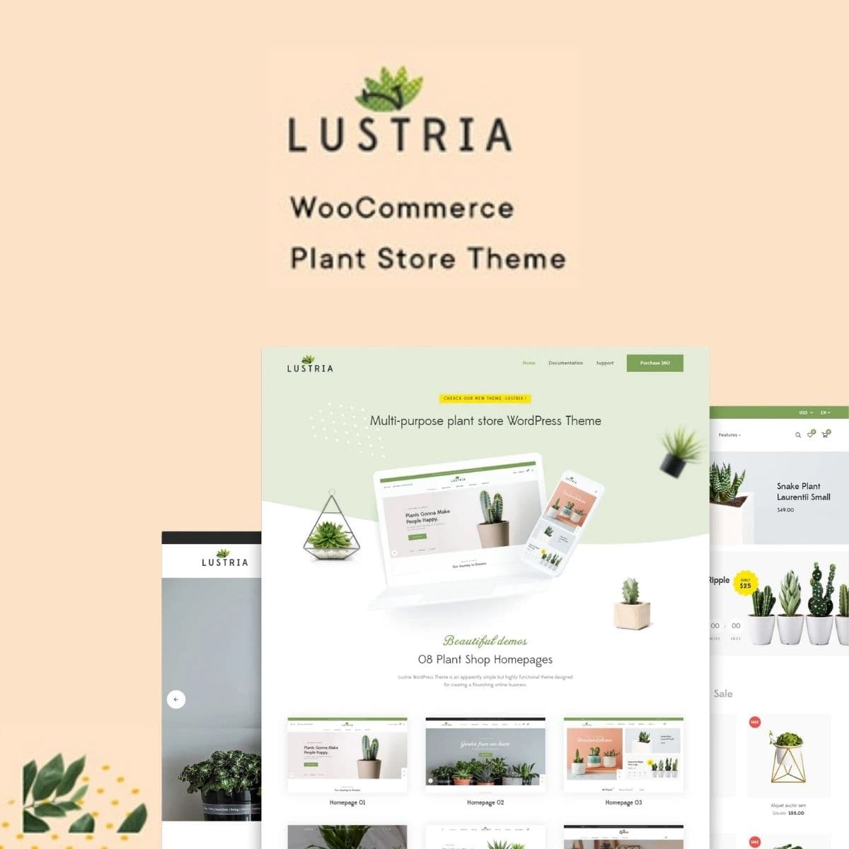 Screenshot of Lustria interface