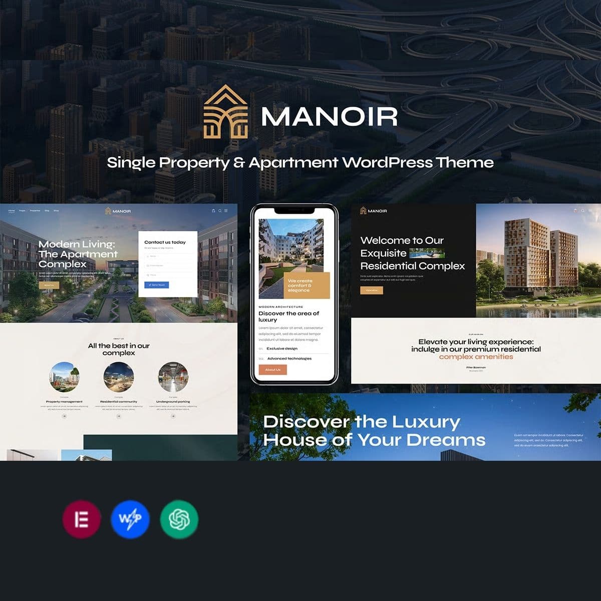 Screenshot of Manoir interface