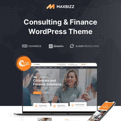 Maxbizz - Consulting & Financial Elementor WordPress主题