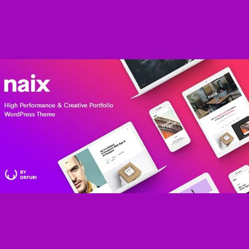 Naix - Creativo & High Performance Portafolio Tema de WordPress