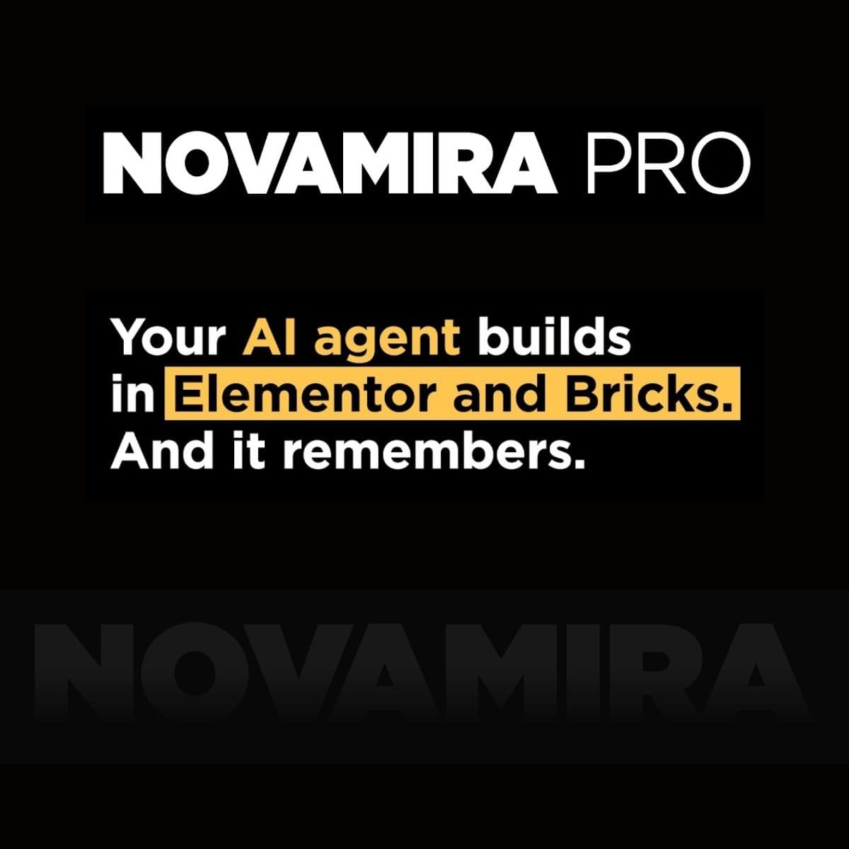 Screenshot of Novamira Pro interface
