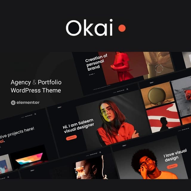 Okai - Creative Portfolio WordPress Theme | PluginTheme.net
