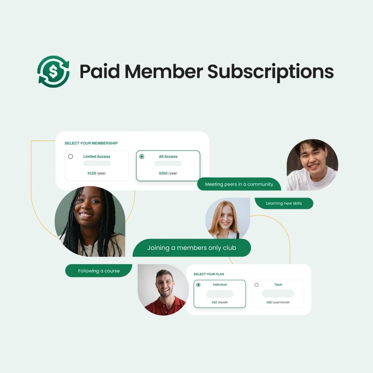 Screenshot of Paid Member Subscriptions Pro interface