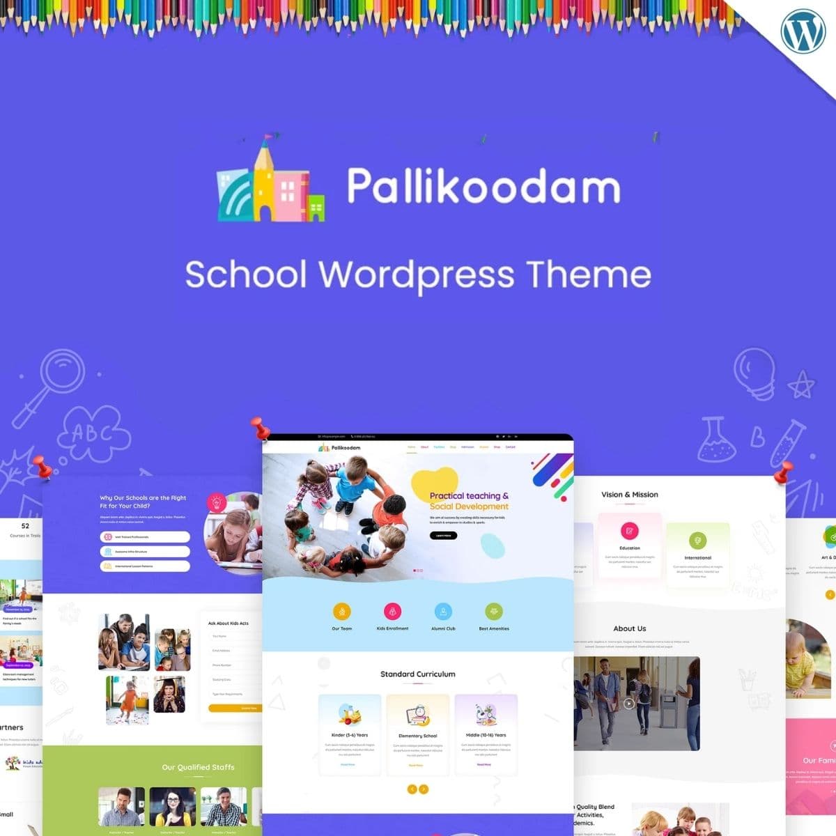 Screenshot of Pallikoodam interface
