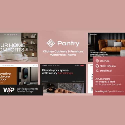 Pantry — Kitchen Cabinets & Mobilier Thème WordPress Pantry — Kitchen Cabinets & Mobilier Thème WordPress