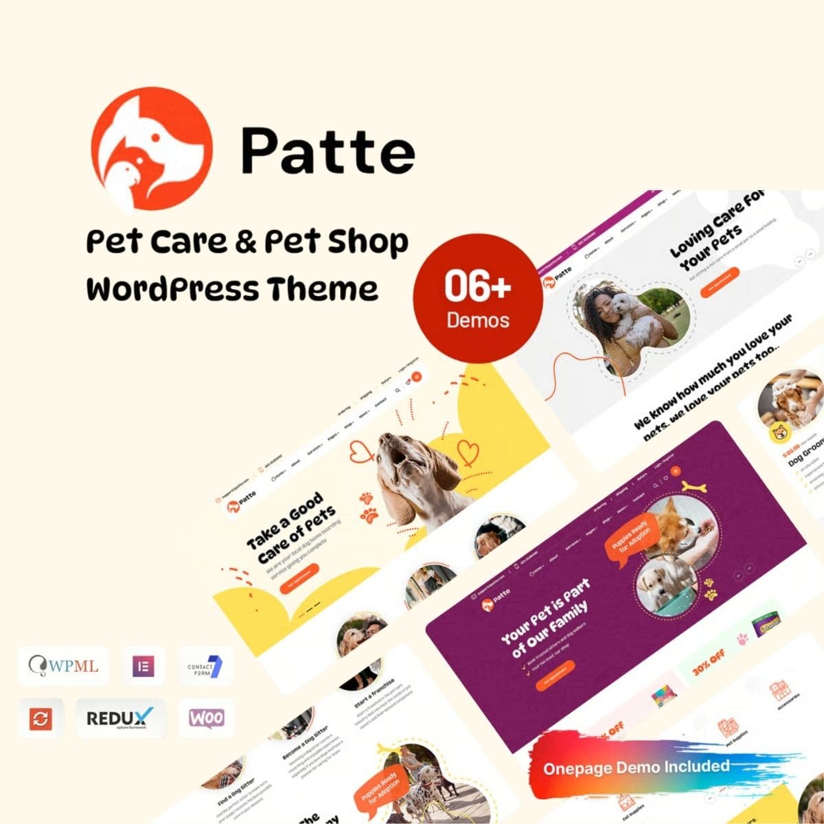 Screenshot of Patte interface
