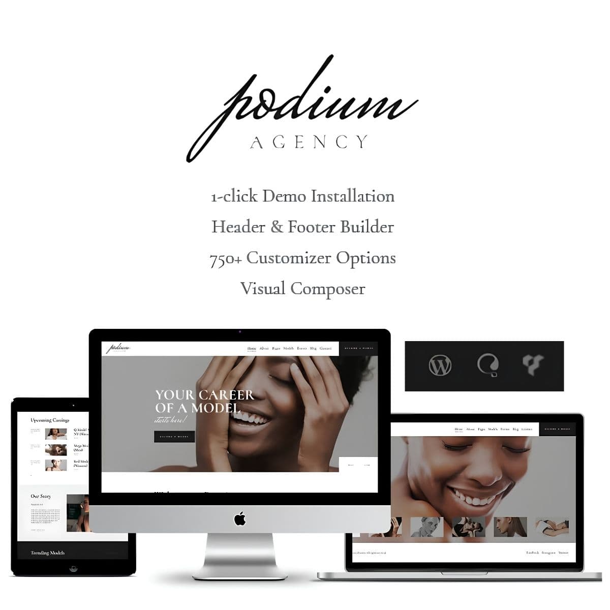 Screenshot of Podium interface