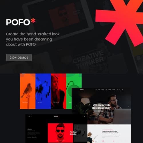 Pofo - Creativo Portafolio and Blog Tema de WordPress