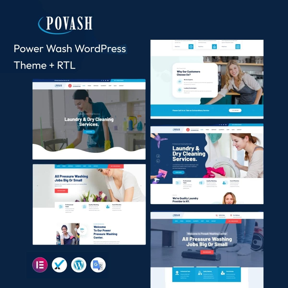Screenshot of Povash interface