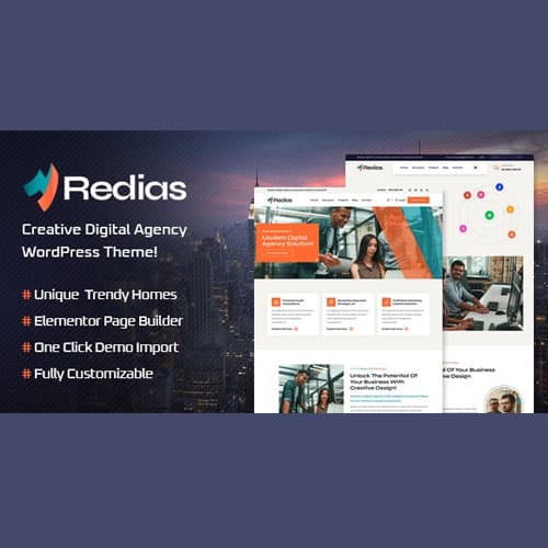 Redias - Yaratıcı Dijital Ajans WordPress Teması