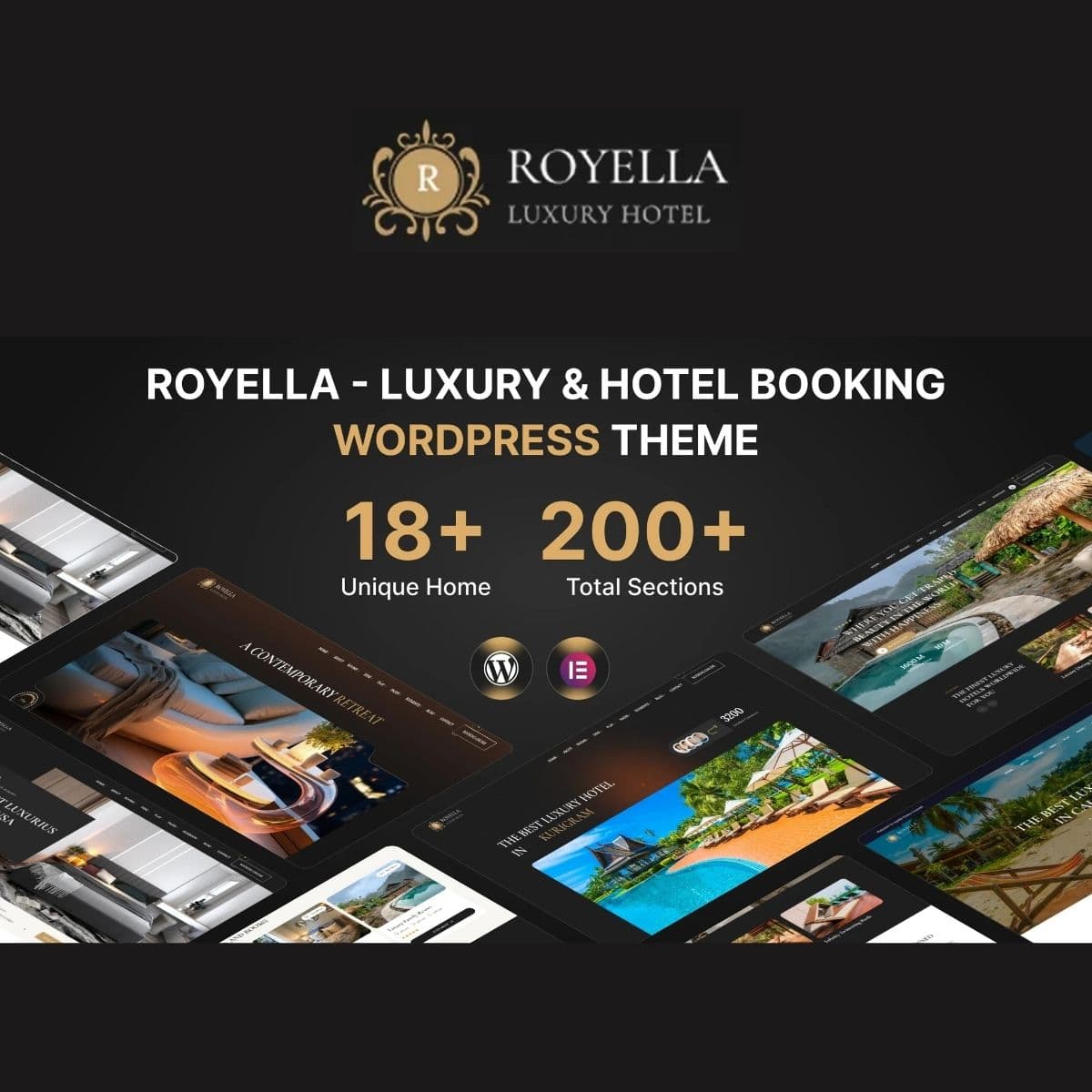 Royella - WordPress Plugin/Theme Screenshot of Royella interface